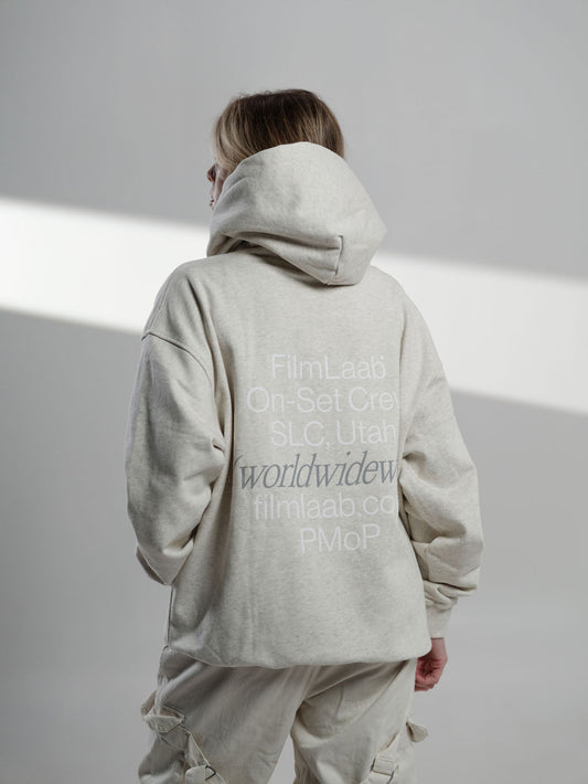 On-Set Crew Hoodie - Oat Gray